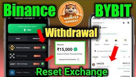 Hamster Kombat Withdrawal Process Step By Step | How to Connect Binance Or Bybit Exchange| $HMSTR