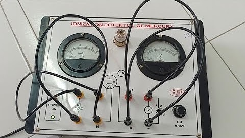 To measure the ionisation potential of mercury vapours using vapour filled diode |Physics practical