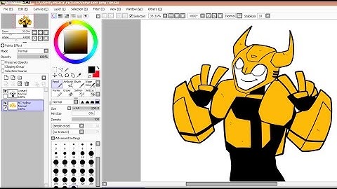 Layer Clipping in Paint Tool Sai