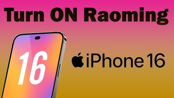 How do i turn on international roaming on my iPhone 16e