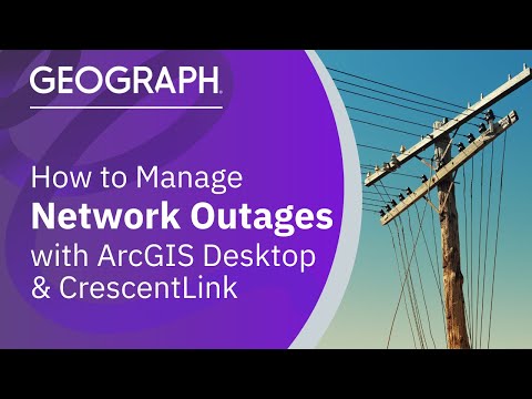 How To Manage Network Outages with ArcGIS Desktop and CrescentLink