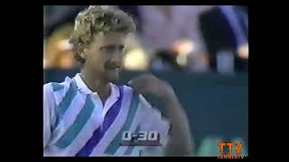 Miloslav Mecir  v. Ivan Lendl  Key Biscayne 1987