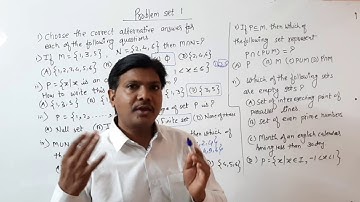 SETS . Chapter 1. Problem Set 1 . 9th