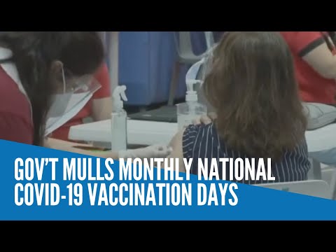 Gov’t mulls monthly national COVID-19 vaccination days