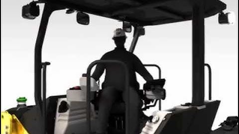 Exceptional Visibility and Control on Cat® Tandem Vibratory Rollers Animation