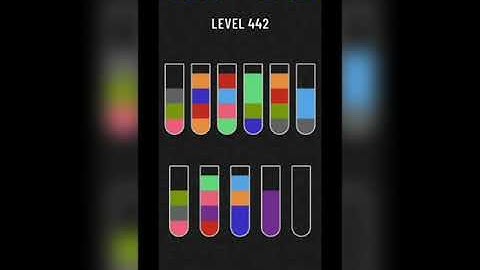 Water sort puzzle level 442