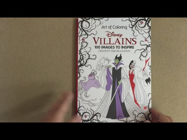 Disney Villains Color by Number, Thunder Bay Press