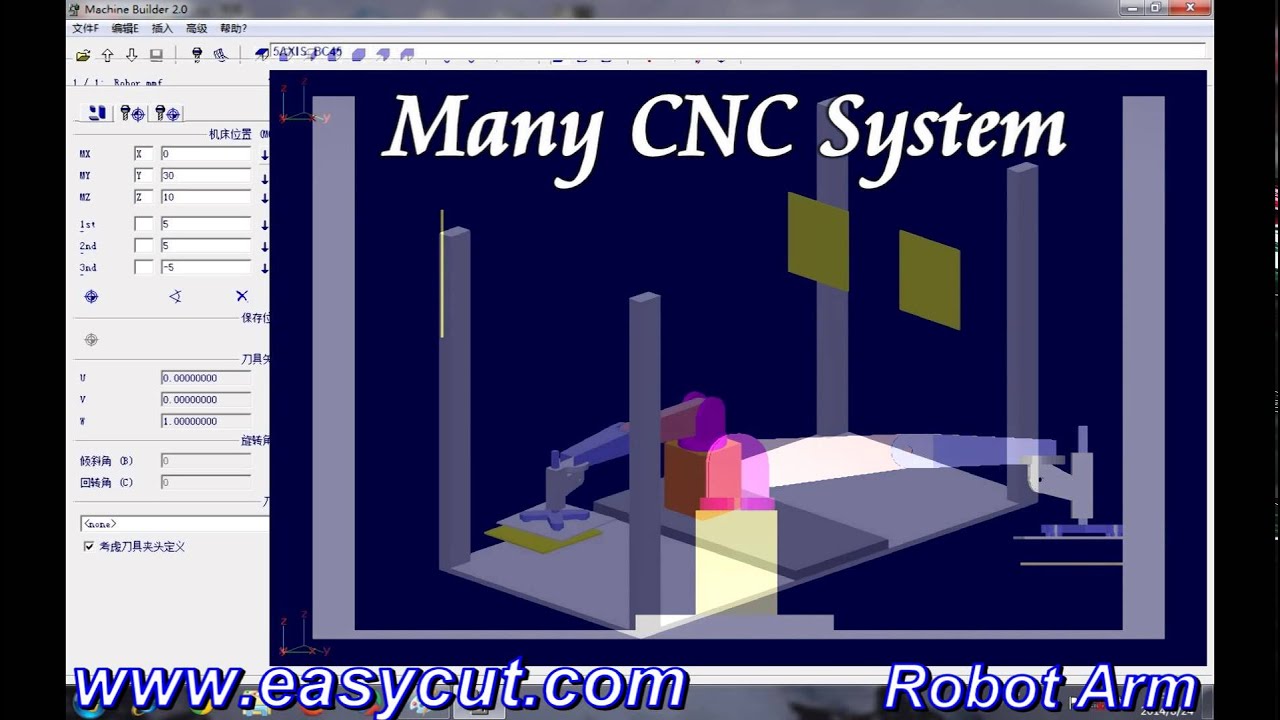 6 axis Robot Arm - YouTube