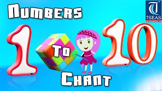 Learn Numbers 1 to 10 Chant - Learn to Count English Numbers, Baby Toddler Learning Nursery Rhymes