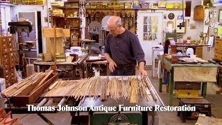 Masterful Restoration of a Federal Card Table  Thomas Johnson Antique Furniture Restoration