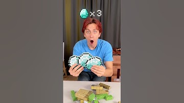 Building Minecraft House for Diamonds 💎