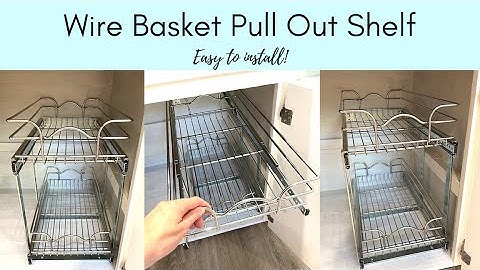 REV-A-SHELF 2-tier wire basket pull out storage REVIEW