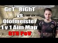 NiP GeT_RiGhT vs Fnatic Olofmeister 1v1 Aim Map (CS:GO GeT_RiGhT's PoV)