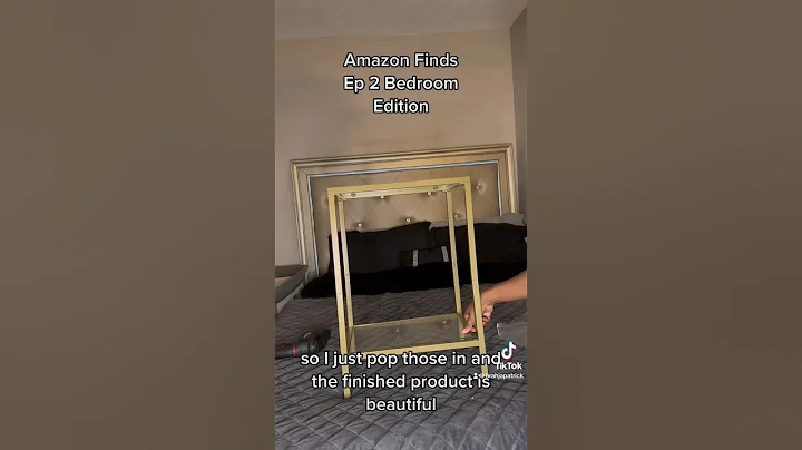 Amazon Finds Bedroom edition part 2 gold 2 tier side table #amazonfinds #bedroom #amazonproducts