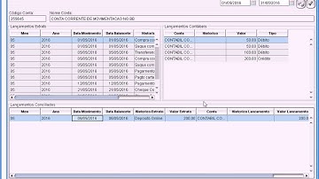 Projeto T2Ti ERP 2.0 - Java RIA - Contabilidade SB 02 - Conciliação Contábil