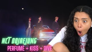 NCT DOJAEJUNG (엔시티 도재정) 'Perfume' MV + First Listen! (PART 1) Kiss / Dive | REACTION!!