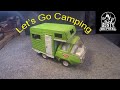 Vintage Tonka Camper. Restoration. New paint/powder booth..and had a Fire!