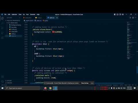 Alarm-Clock Project Coding Ninja Skill Test - 1
