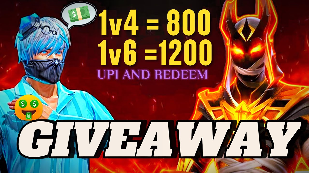 GIVEAWAY CUSTOM 💸 CS BR GIVEAWAY COSTOM 1V4 800 KA REDEEM CODE - YouTube