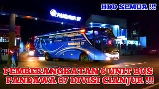 Pemberangkatan 6 Unit Bus Hdd Pandawa 87 Cianjur