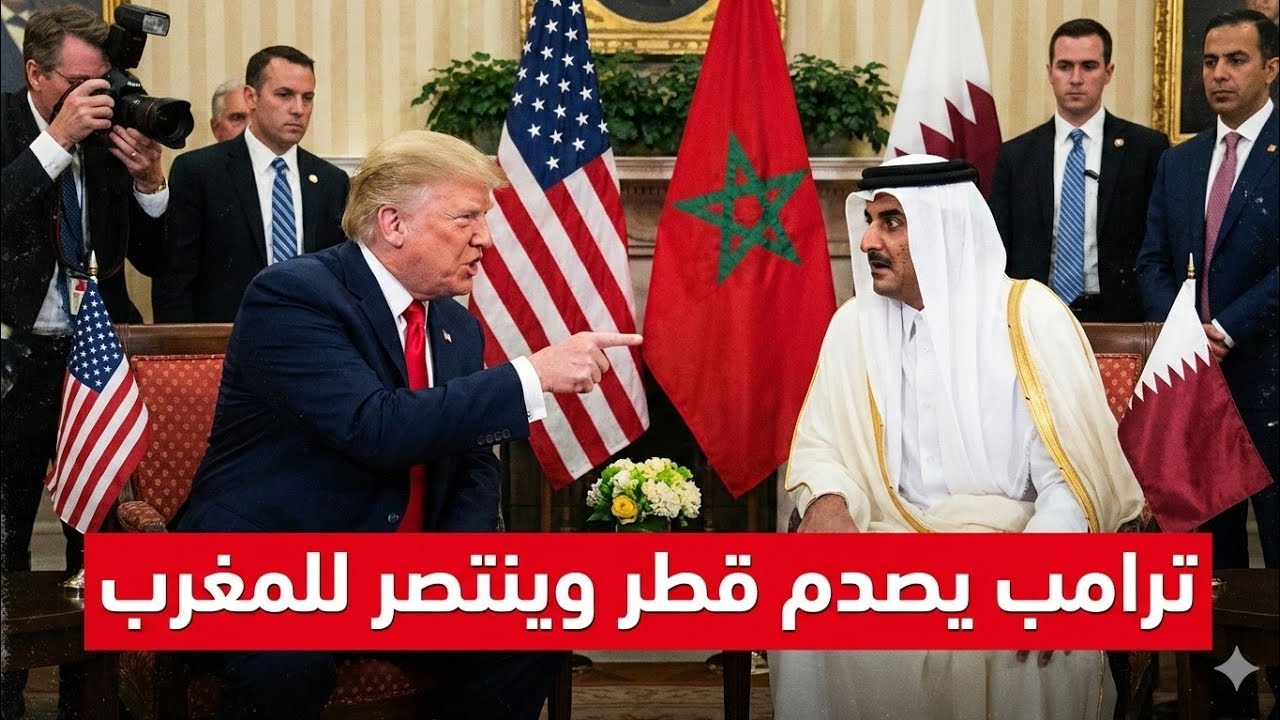 ترامب يعاقب امير قطر و ينتصر للمغاربة بعد استفزاز الجزيرة