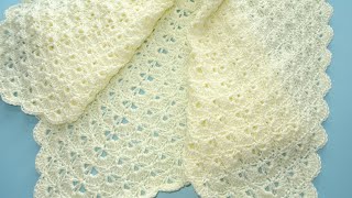 Easy Crochet Blanket | Crochet Blanket Any Size | Crochet Baby Blanket screenshot 5