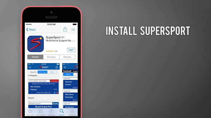 How to install SuperSport on your iOS device