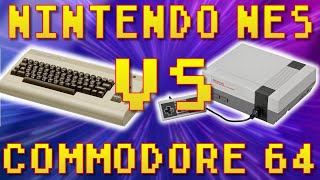 Nintendo NES vs. Commodore 64! *28 GAMES* Compared!!!