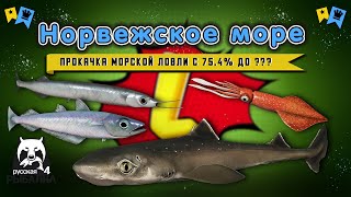 ◦ Норвежское море! Прокачка с 75.4% до ??? ◦ level ◦ Русская рыбалка 4 ◦🎣👍🐬