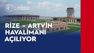 Rize-Artvin Havalimanı Açılıyor