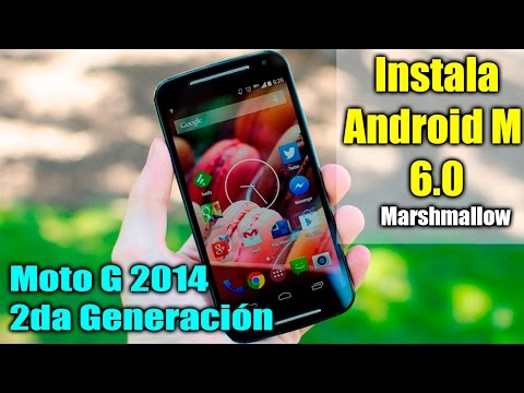 Instala Android Marshmallow Moto G 2014 | Android M |Android 6.0