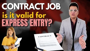 Does a contract job count as valid work experience in Express Entry for Canadian PR?
