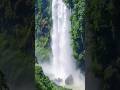 4k relaxation waterfall scenery 💚 #relaxing #nature #trending #egzonibrahimi #islamicvideo #shorts