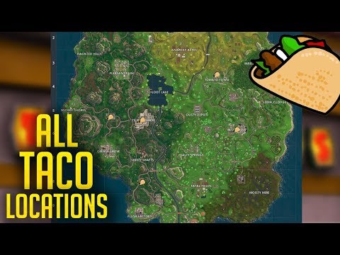 Video: Fortnite Taco Shop-locaties - Bezoek Verschillende Taco-winkels In Een Enkele Wedstrijd Uitgelegd