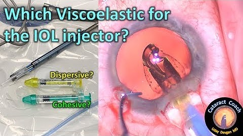 Which viscoelastic should you use for the IOL injector? Dispersive? Cohesive?