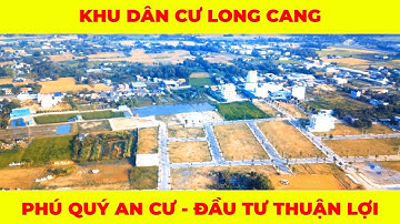 Khu Dân Cư Long Cang - Dự Án Long Cang Cần Đước Từ Trên Cao