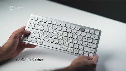 Kensington | Multi-Device Dual Wireless Compact Keybaord