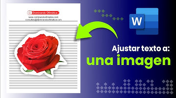 CORTOS  - Cómo ajustar texto a la silueta de una imagen en Word