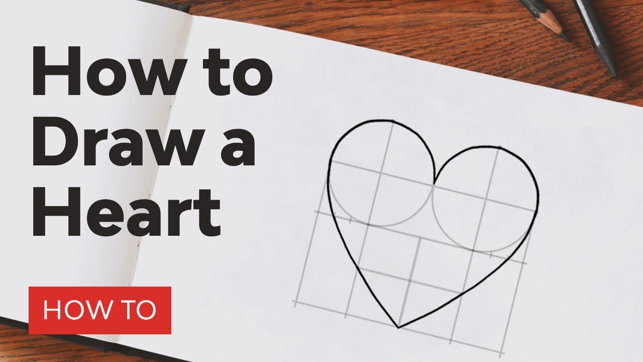 How to draw a Heart Shape in Adobe Illustrator fastest method 