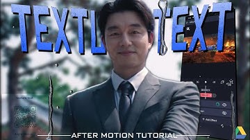 TEXTURE TEXT LIKE @sanchezae ALIGHT MOTION TUTORIAL