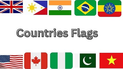 All Countries flags names 🌍 | Flag| Educational video 
