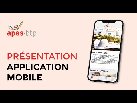 Présentation de l'application mobile APAS-BTP par le Président Porfirio ESTEVES