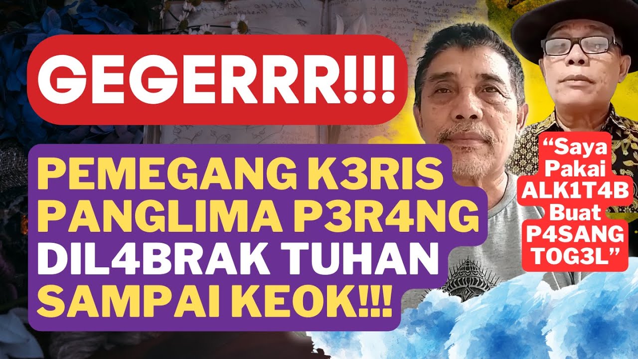 GEGERR!!! ALKIT4B DIPAKAI PASANG JUD1 TOG3L, PEGANG K3RIS S4KTI SEORANG KAKEK. DITEGUR TUHAN AMBRUK!