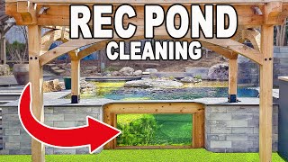 We Clean Our Formal Recreation Pond!
