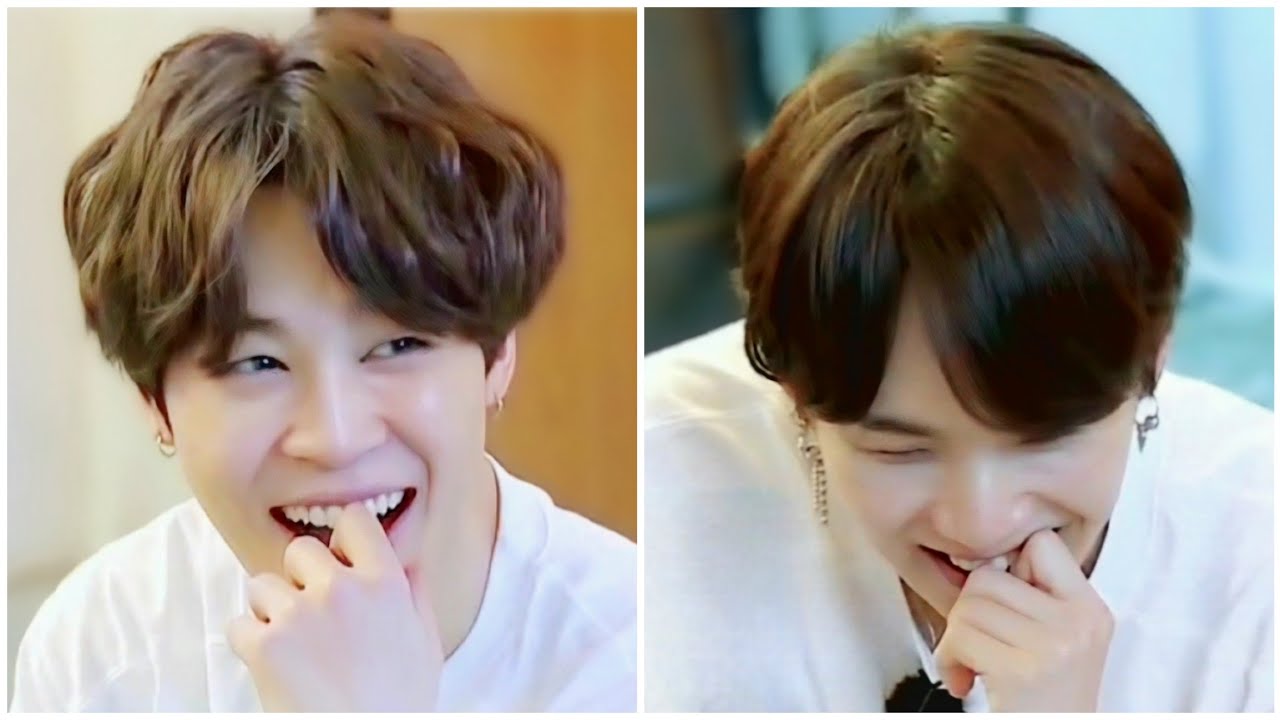 SUB) 츤데레 슈가도 달달해지는 지민의 웃음