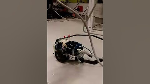 Boebot navigates a blacktape circuit