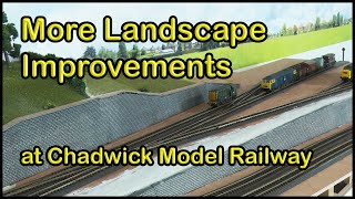 More landscape improvements at Chadwick Model Railway | 136.