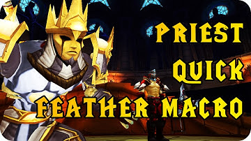 6.1 Razer/Logitech Priest Quick Feather Macro Guide  - Warlords of Draenor