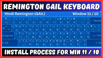 Remington Gail Keyboard in Window 11 | Remington Gail Keyboard Kaise Download Kare