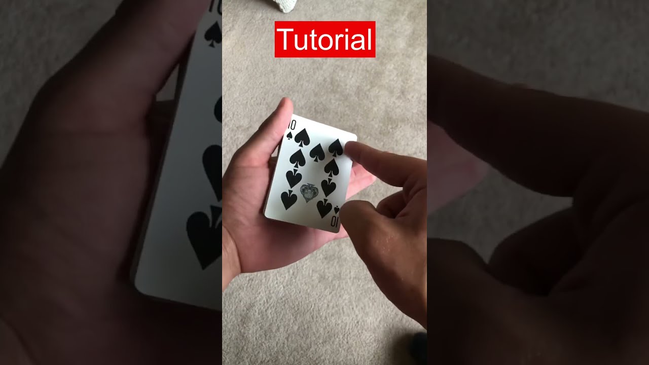 How To INSTANTLY CHANGE A CARD Tutorial Shorts